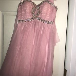 pink dress